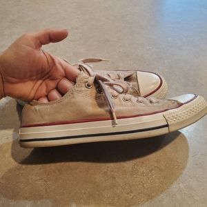 Tan Converse All Stars